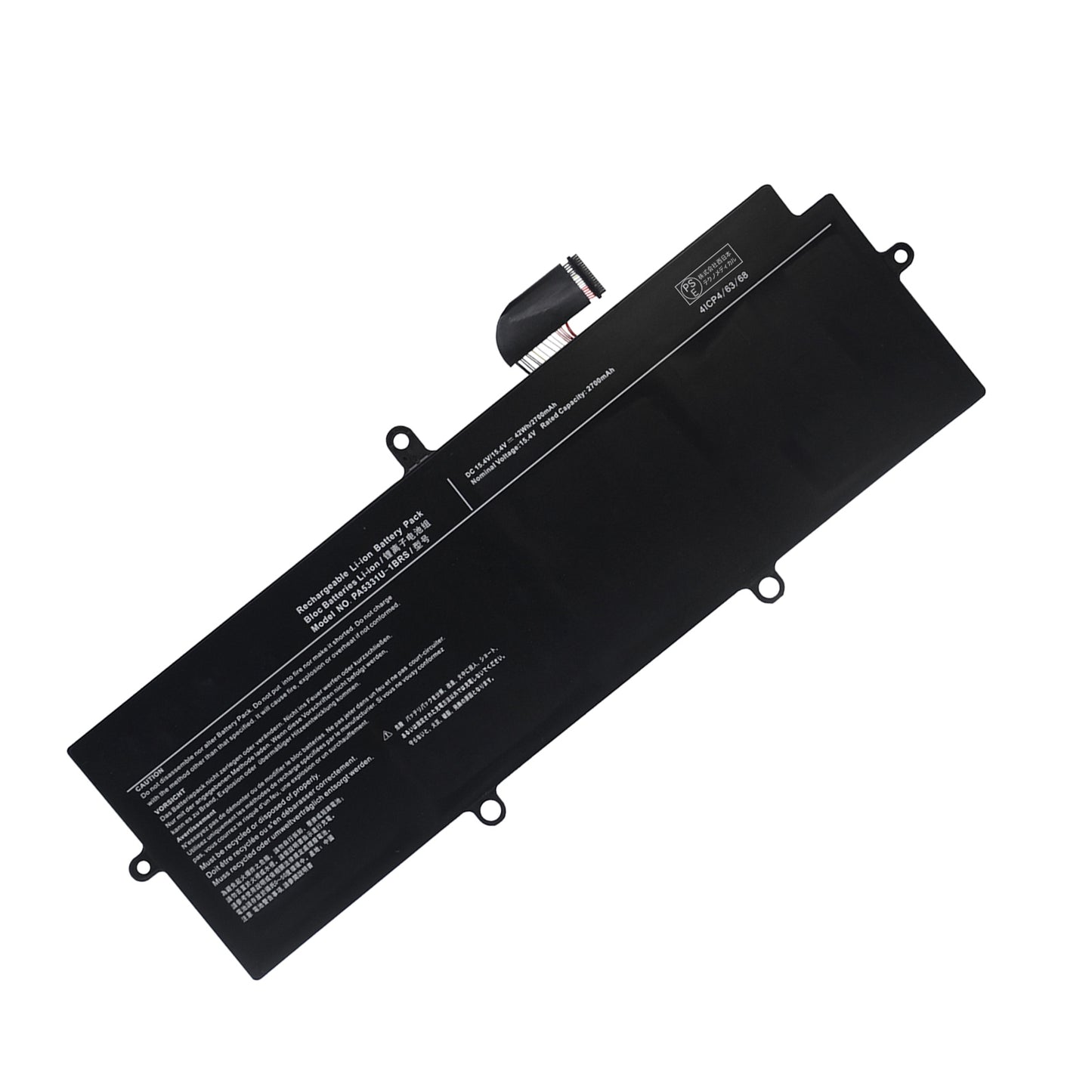 東芝Toshiba対応 Dynabook R30-A-134 R30-A Series R30 PA5331U-1BRS dynabook G83 G83/M G83/DP G83/FP G83/DN GZ83/ML Portege X30L-J X30-E X30-E A30-E-174【15.4v・2700mAh】 ブラック対応 適用 ノートパソコン 互換 PC バッテリー