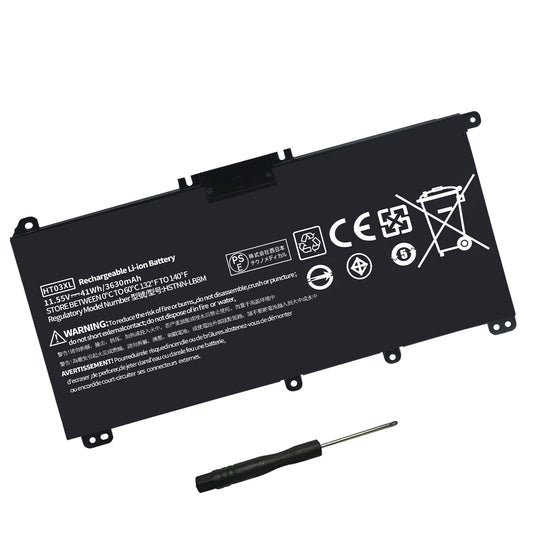 エイチピーHP対応 HT03XL バッテリー 15-da0000 15-db0000 / Pavilion 15-cs0000 15-cu0000 15-cu1000 255 G7 250 G7【3630mAh 11.55V 】 ブラック対応 適用 ノートパソコン 互換 バッテリー 2024JV マウスパッド付き(選択必要)