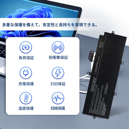 東芝Toshiba対応 Dynabook R30-A-134 R30-A Series R30 PA5331U-1BRS dynabook G83 G83/M G83/DP G83/FP G83/DN GZ83/ML Portege X30L-J X30-E X30-E A30-E-174【15.4v・2700mAh】 ブラック対応 適用 ノートパソコン 互換 PC バッテリー