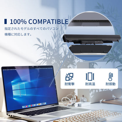 エイチピーHP対応 HS04 15-ac000 807957-001 240 G4 250 G5 255 G4 G5 適用 ブラック対応 【14.6v・ 2600mAh 】 互換バッテリー マウスパッド付き