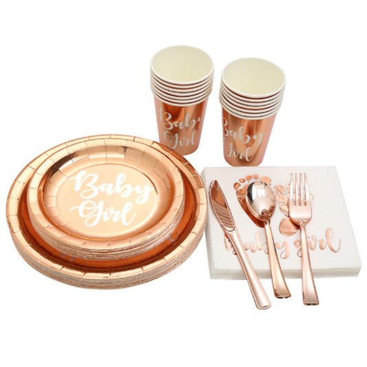[Infashion]パーティー用品 16人セット 子供の誕生日の装飾 バースデー 食器